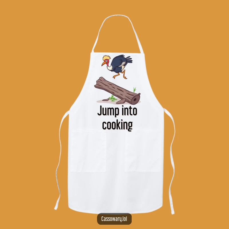 Funny Cassowary Agility Apron - Hilarious Chef Action Gift