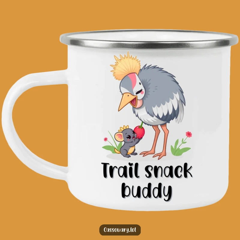 Durable Funny Cassowary Berry Share Mug - Jungle Kindness!
