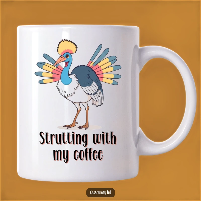 Funny Proud Cassowary Mug: Strut Your Stuff With Style