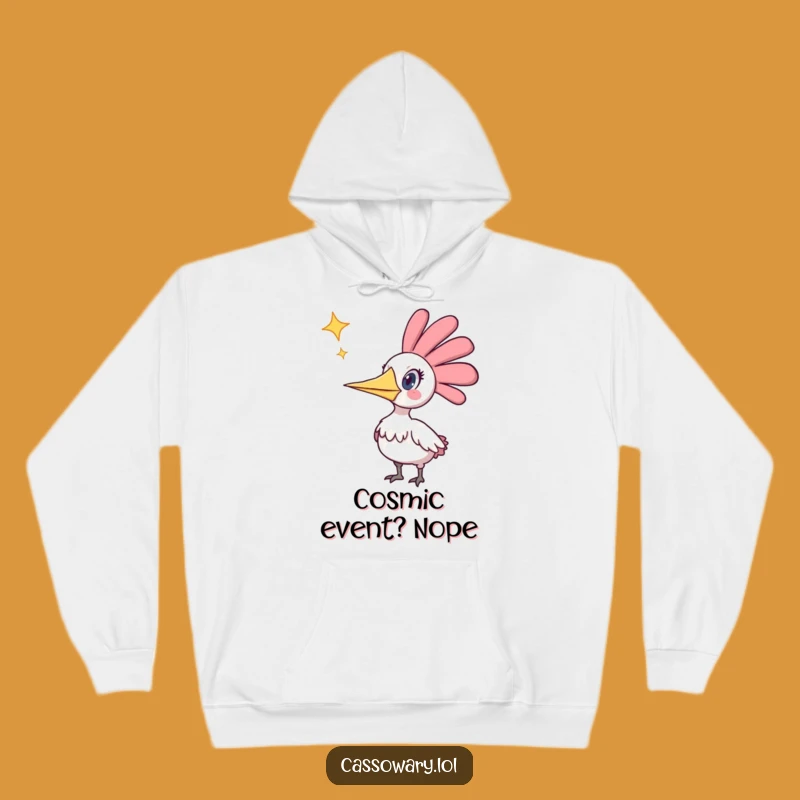 Cozy Funny Cassowary Star Surprise Hoodie: Ultimate Comfort and Cosmic Chuckles