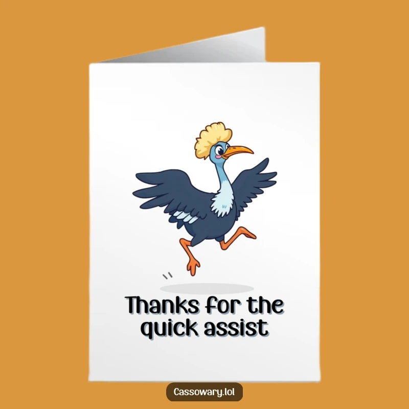 Free Printable Thank You Card: Fast Bird, Downloadable Speed