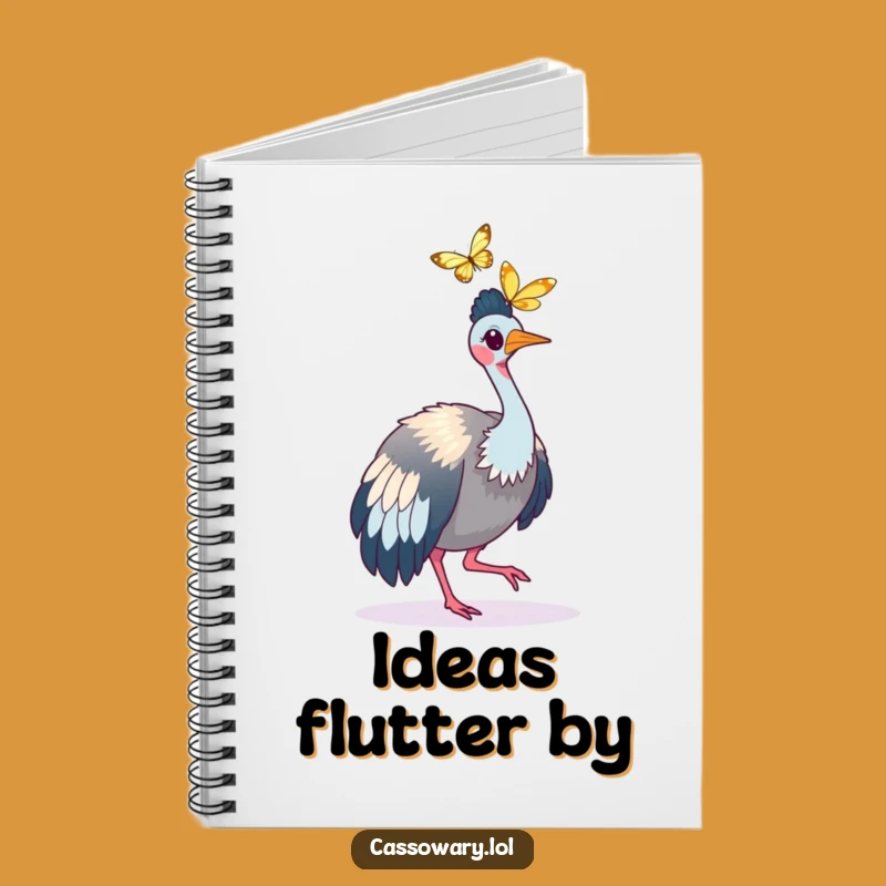 Funny Cassowary Pursuit Log Notebook: Jot Down Your Adventures