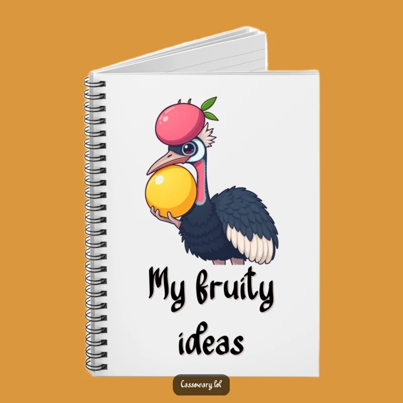 Funny Cassowary Fruit Balance Notebook - For All Your Balanced Ideas