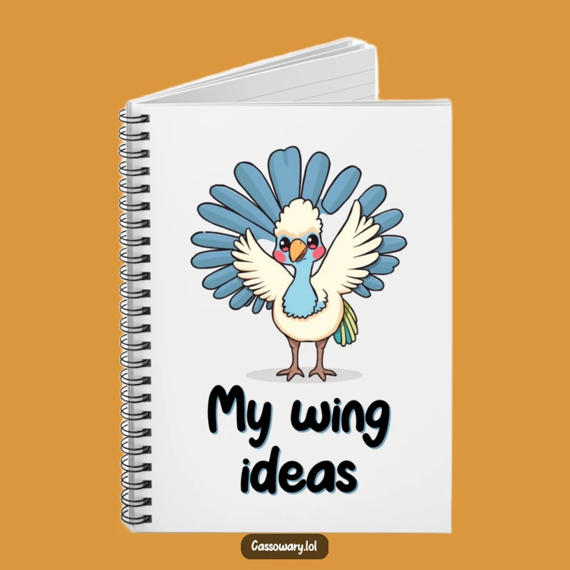 Funny Kawaii Cassowary Wave Notebook: Write with Warmth, a Perfect Funny Gift