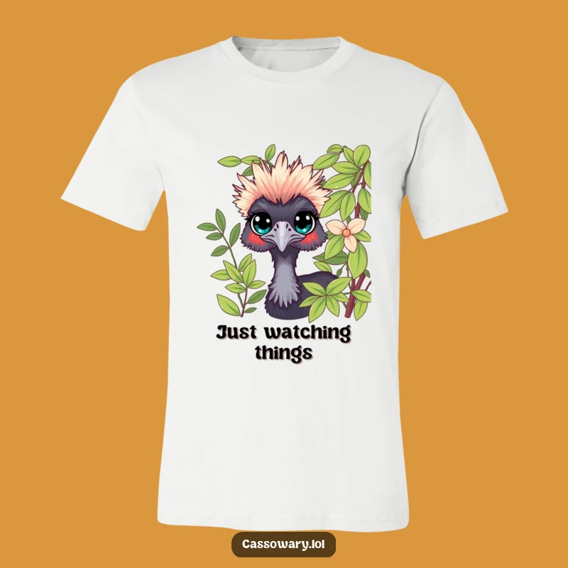 Funny Cassowary Hidden Humor T-Shirt: Show Your Mysterious Side