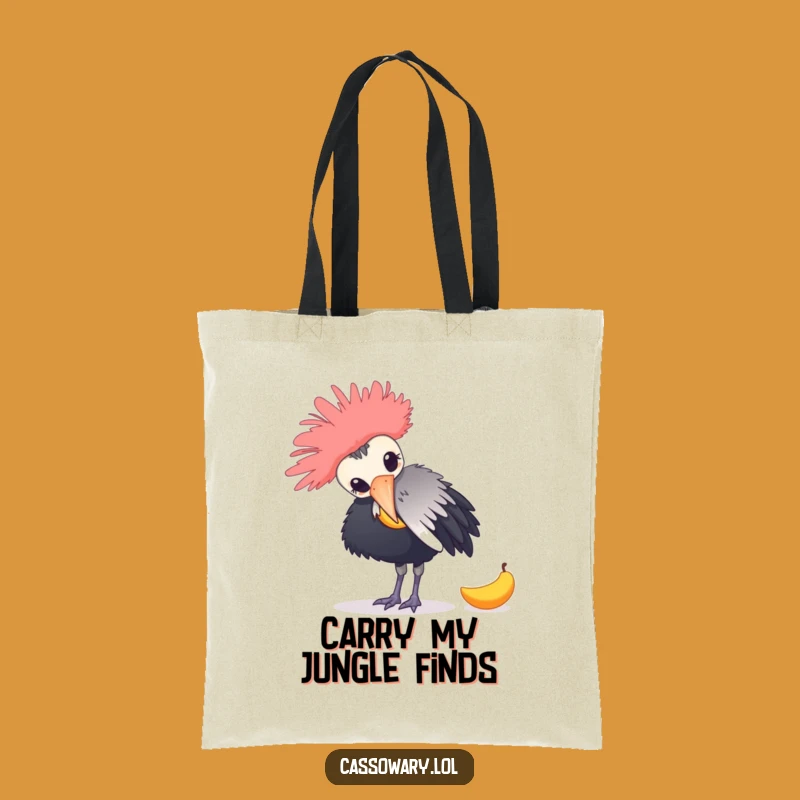 Funny Cassowary Mango Messenger Tote Bag: Stylish & Humorous Gift